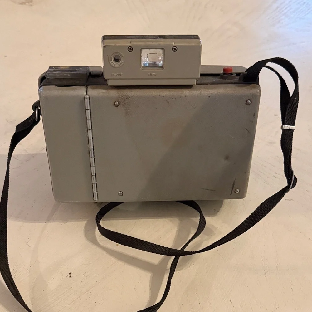 Vintage Polaroid 420 Instant Camera with Black Strap - untested